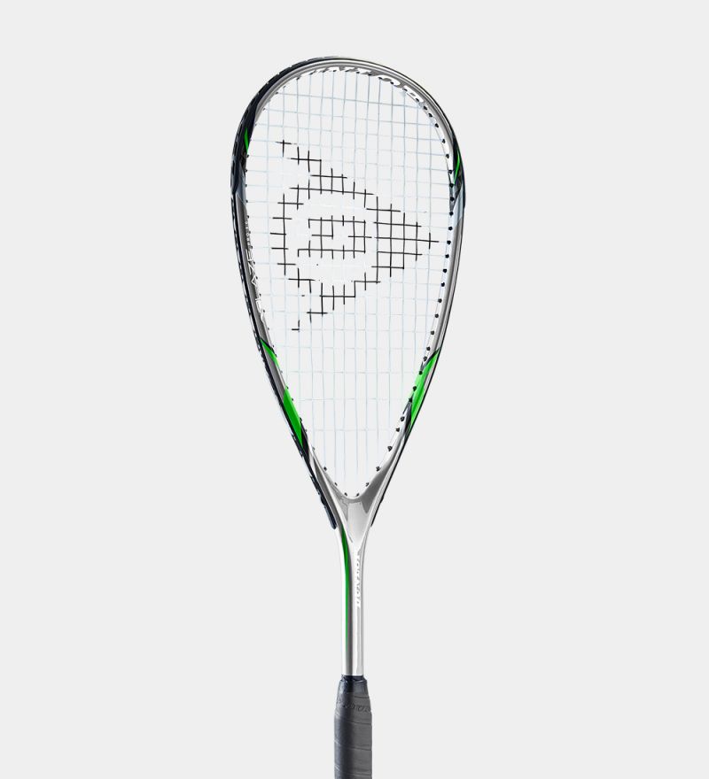 White/Grey Dunlop Sports Blaze Pro 5.0 Squash Racket 